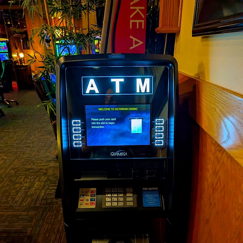 ATM at Victorian Casino in Whitefish, Montana